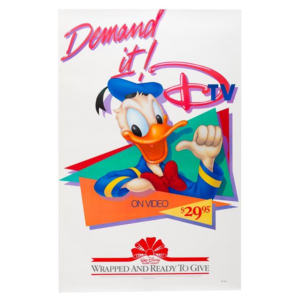 A "D-TV" Disney Channel Music Program Poster.