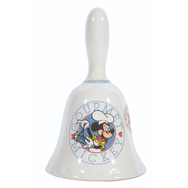 A Gourmet Mickey Ceramic Dinner Bell.