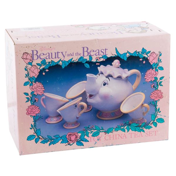 A "Beauty and the Beast" China Toy Tea Set.