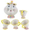 Image 2 : A "Beauty and the Beast" China Toy Tea Set.