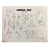 Image 1 : A "Darkwing Duck" Model Sheet.