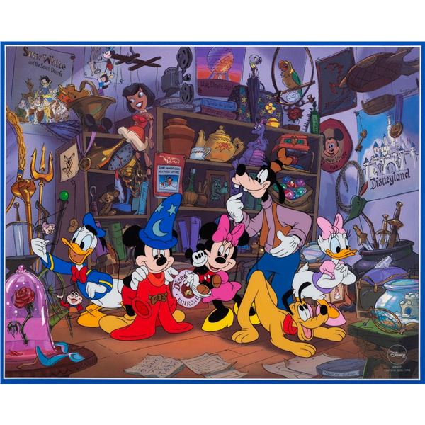 A "Fond Memories with Mickey and Friends" Sericel.