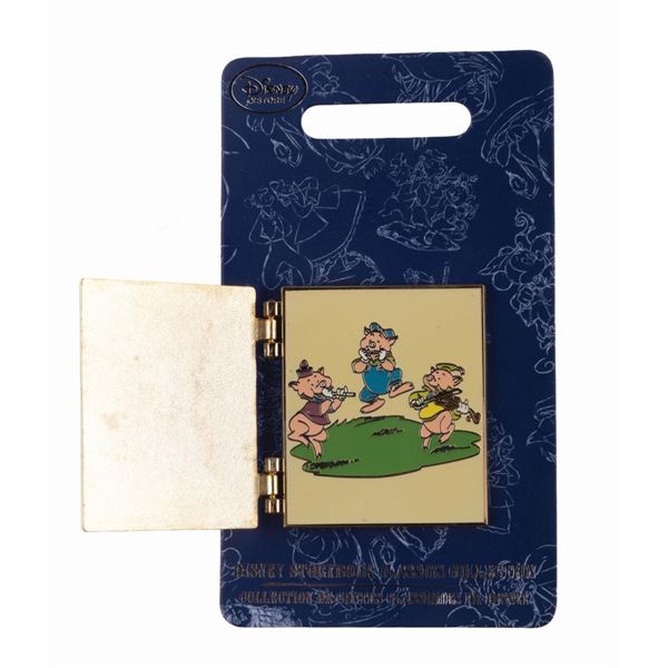 A "Three Little Pigs" Book Pin.