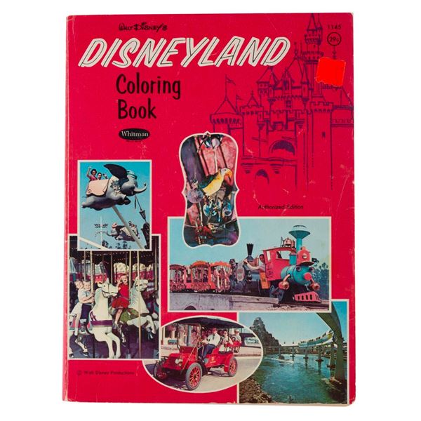 A 1965 Walt Disney’s Disneyland Coloring Book.