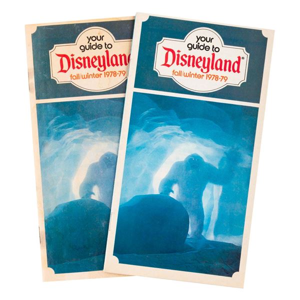 A Pair of 1978-79 Disneyland Guides.