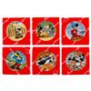 Image 1 : A Set of Mickey Through the Years Mini Souvenir Plates.
