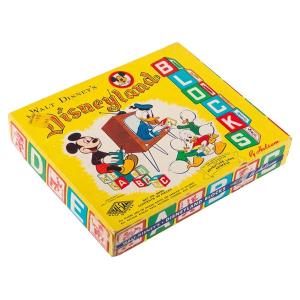 A 1950s Disneyland Block Set by Halsam.