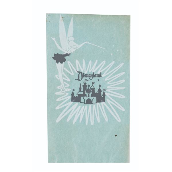 An Early Disneyland Paper Shopping Bag.