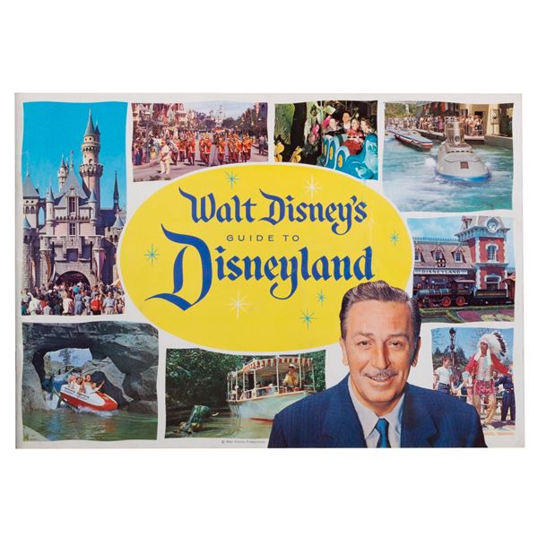 A 1960 Walt Disney's Guide to Disneyland.