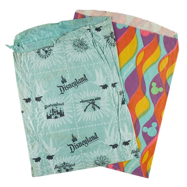 A Pair of Early Disneyland Merchandise Bags.