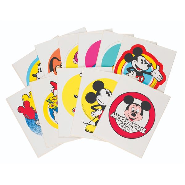 A Disney Character Sticker Collection.