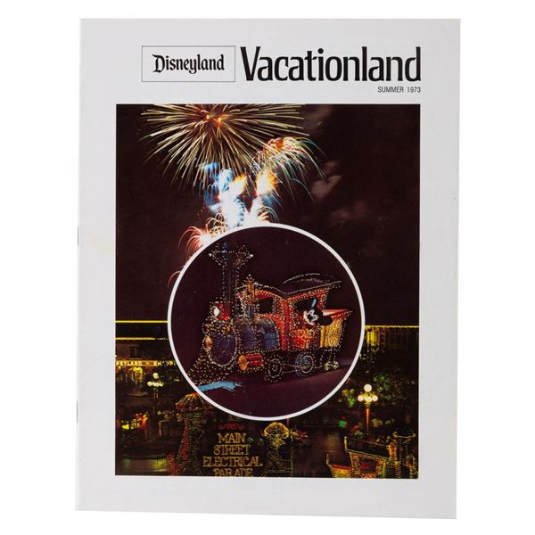 A Summer 1973 Disneyland Vacationland Magazine.
