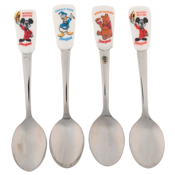 A Collection of Disney Character Baby Spoons.