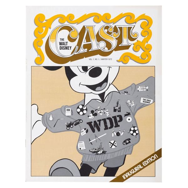 A Walt Disney Cast Magazine Inaugural Issue.