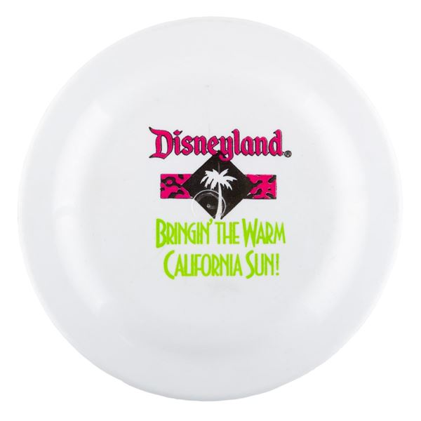 A Disneyland Cast Member Mini Frisbee.