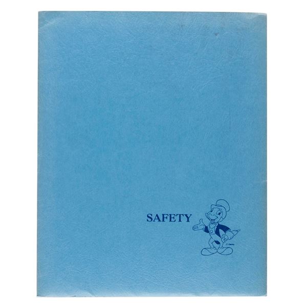 A 1991 Disneyland Safety Seminar Packet.