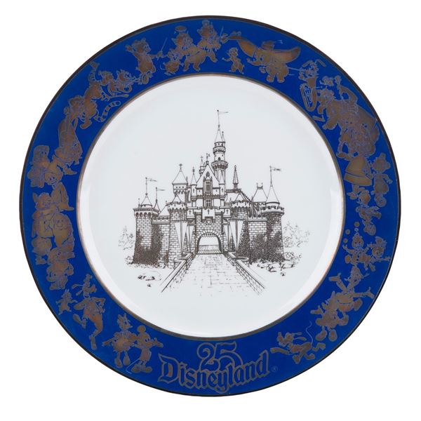 A Disneyland 25th Anniversary Plate.