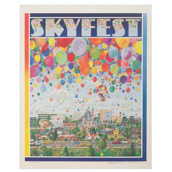 A Signed Skyfest Lithograph by Charles Boyer.