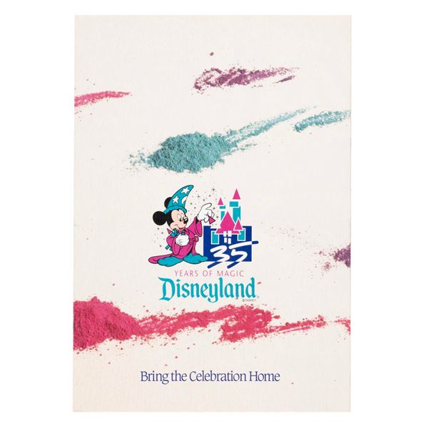 A Disneyland 35th Anniversary Souvenir Leaflet.