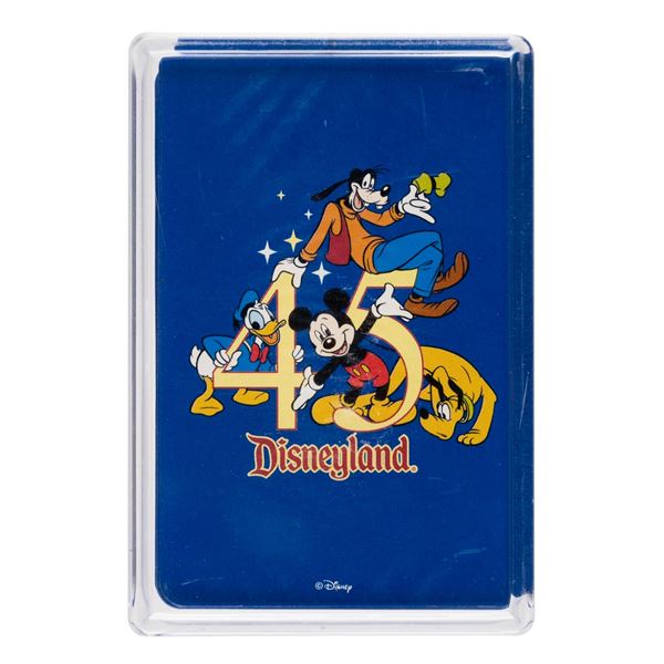 A Disneyland 45th Anniversary Card Deck.