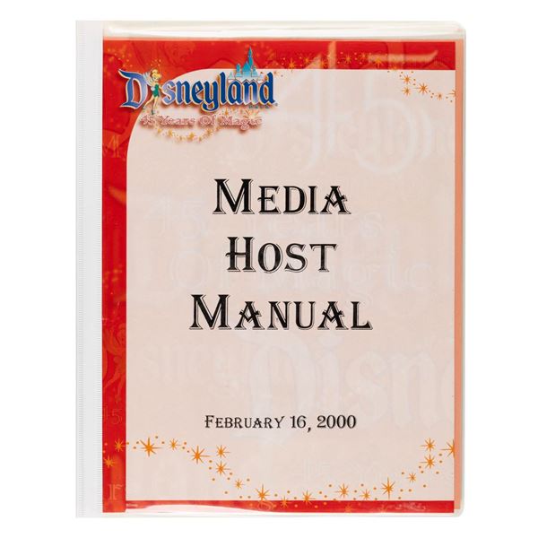 A 45 Years of Magic Parade Media Host Manual.