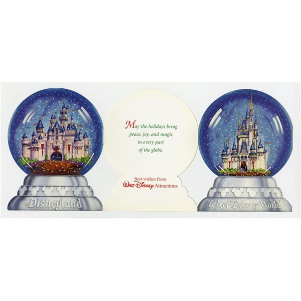 A 1997 Walt Disney Attractions Christmas Card.