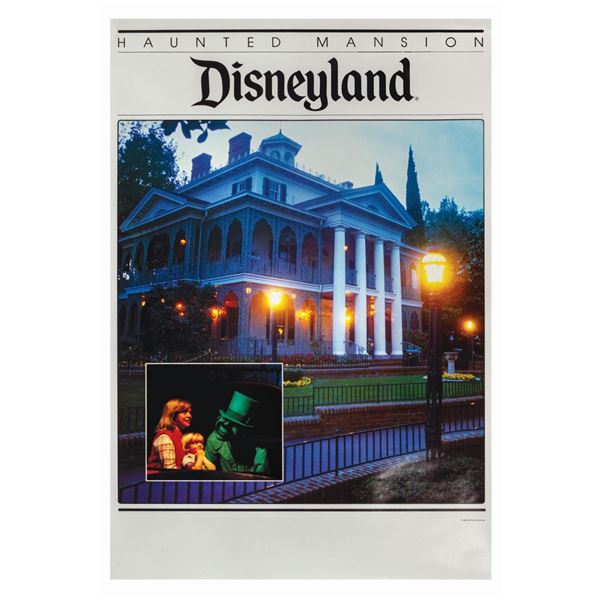 A Disneyland Haunted Mansion Poster.