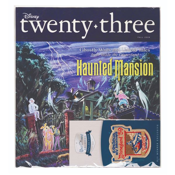 A Fall 2009 D23 Haunted Mansion Issue and Patch.