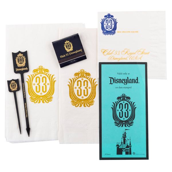 A Collection of Club 33 Momentos.