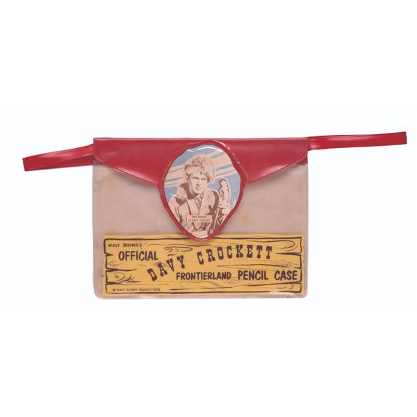 An Official Davy Crockett Frontierland Pencil Case.