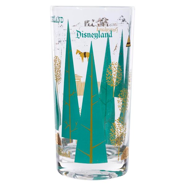 A Disneyland Frontierland Glass Tumbler.