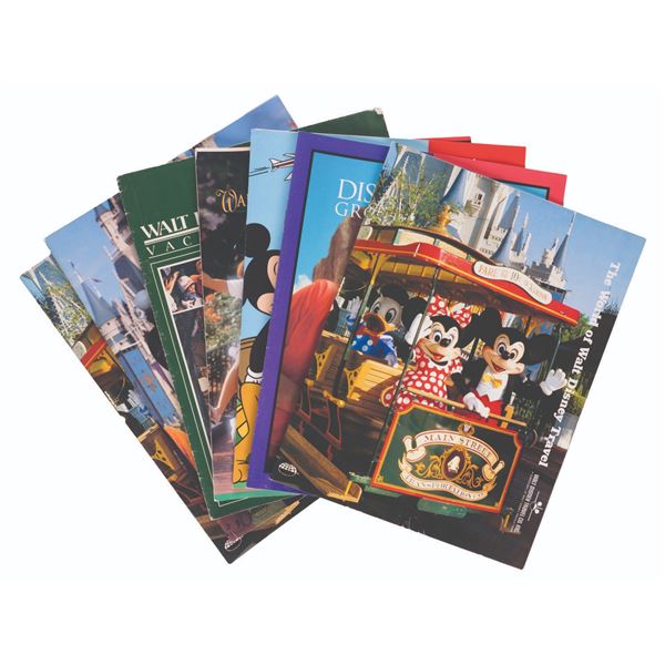Seven Walt Disney World Travel Magazines.