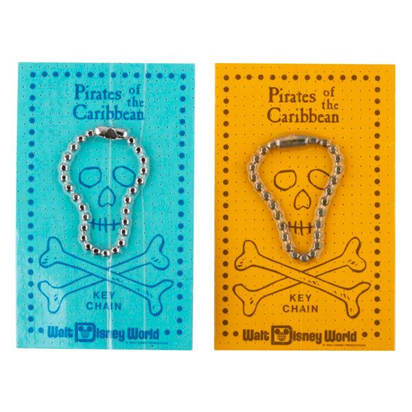 A Pair of Pirates of the Caribbean Key Chains.
