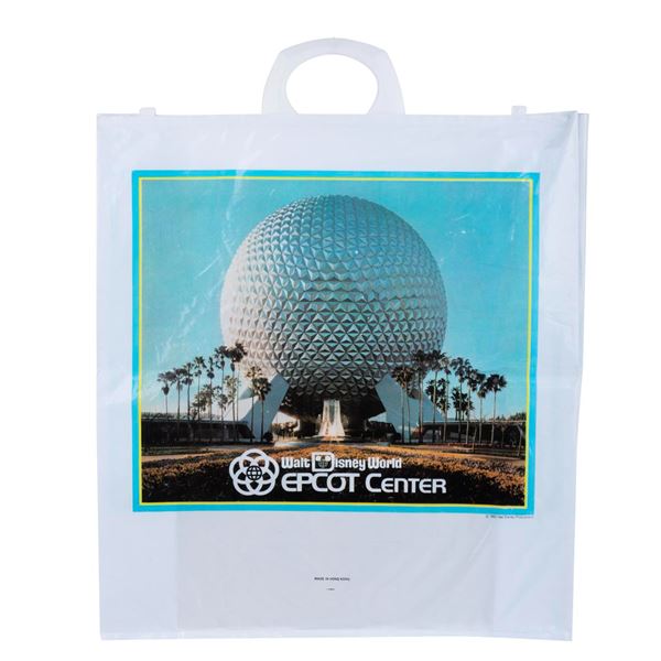 An EPCOT Center Large Souvenir Bag.