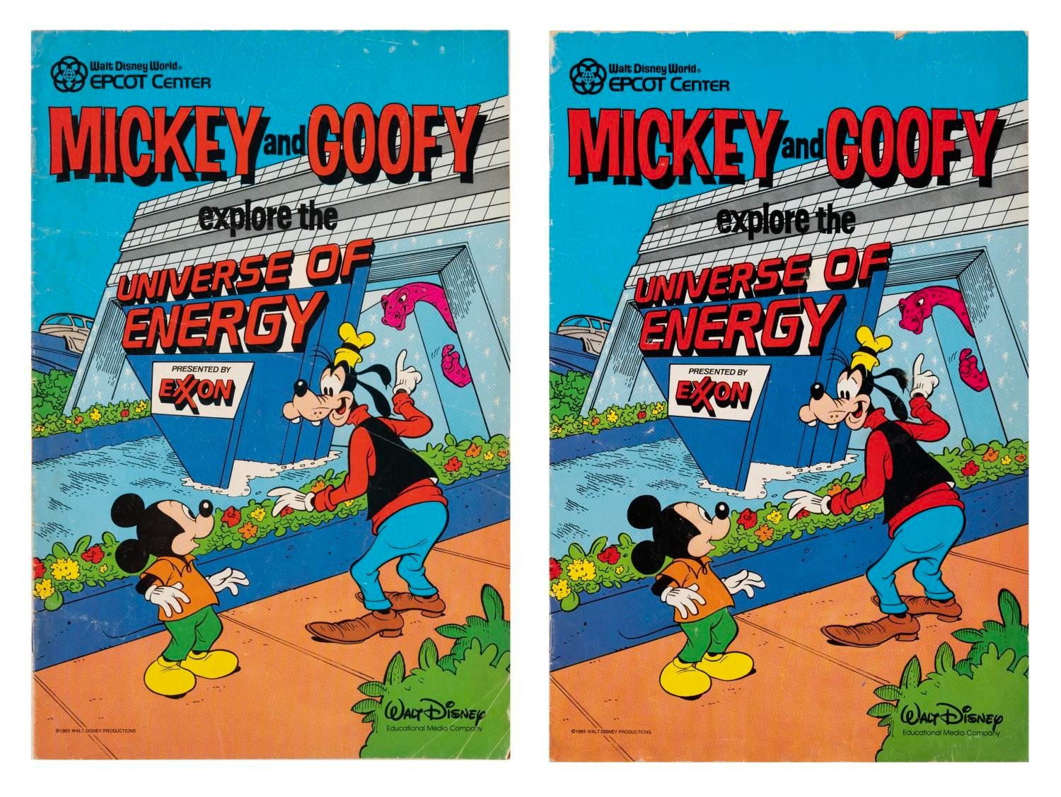 Epcot Comic A Trio of Mickey and Goofy Energy and EPCOT Comic Books. - Van Eaton ...