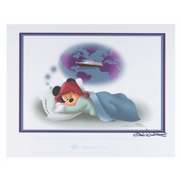 A Disney Cruise Line "Mickey's Sweet Dreams" Litho by Don Williams.