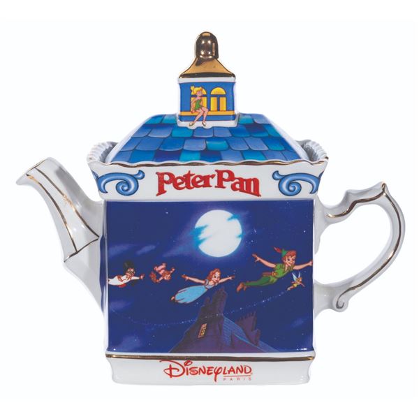 A Disneyland Paris "Peter Pan" Teapot by James Sadler.