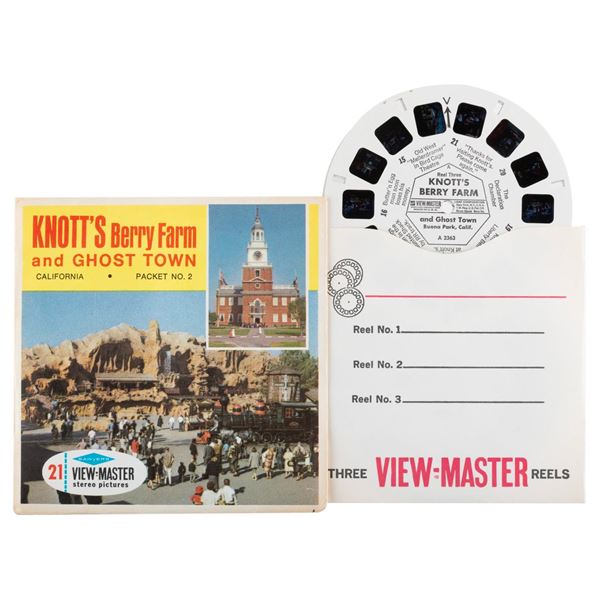 A 1960s Knott's Berry Farm and Ghost Town View-Master Set.