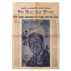 Image 1 : A 1968 Walt Disney Stamp Marceline Press Newspaper Souvenir Edition.
