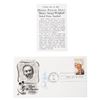 Image 1 : A Rare Signed Walt Disney Stamp First Day Cover.