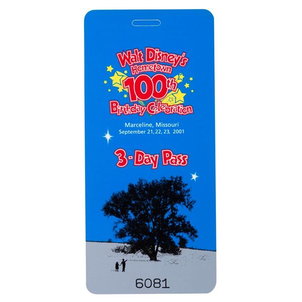 A Walt Disney's Hometown 100th Birthday Celebration 3-Day Pass.
