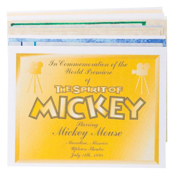 A Set of Homemade Marceline Postcards from the Cancelled Walt Disney 2001 Event.