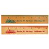 Image 1 : A Pair of Marceline Walt’s 100th Birthday Souvenir Rulers.