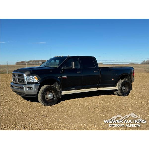 2012 DODGE RAM 3500HD CREW CAB DUALLY PICKUP