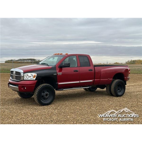 2008 DODGE RAM 3500HD SLT CREW CAB DUALLY PICKUP
