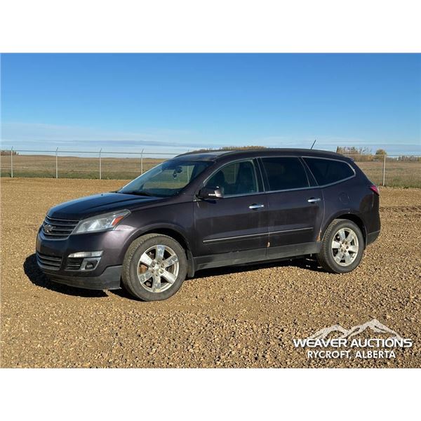 2015 CHEVROLET TRAVERSE LTZ 4 DOOR SUV
