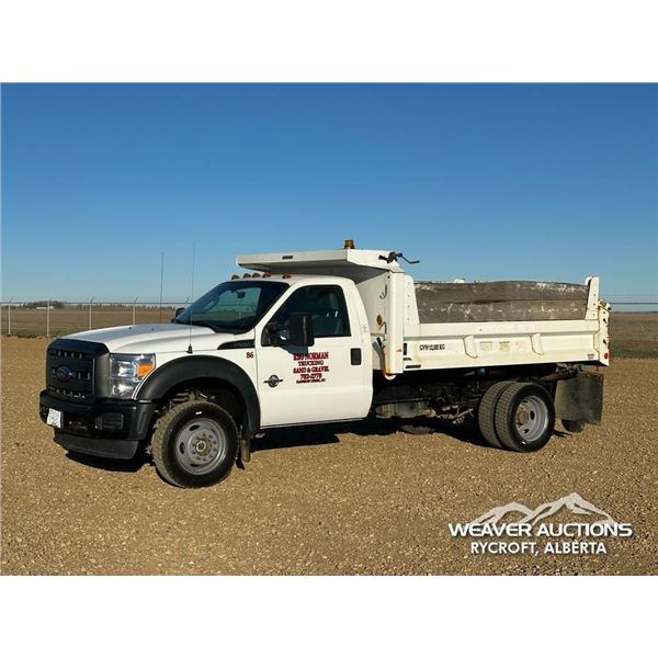 2012 FORD F550 S/A DUALLY DUMP TRUCK