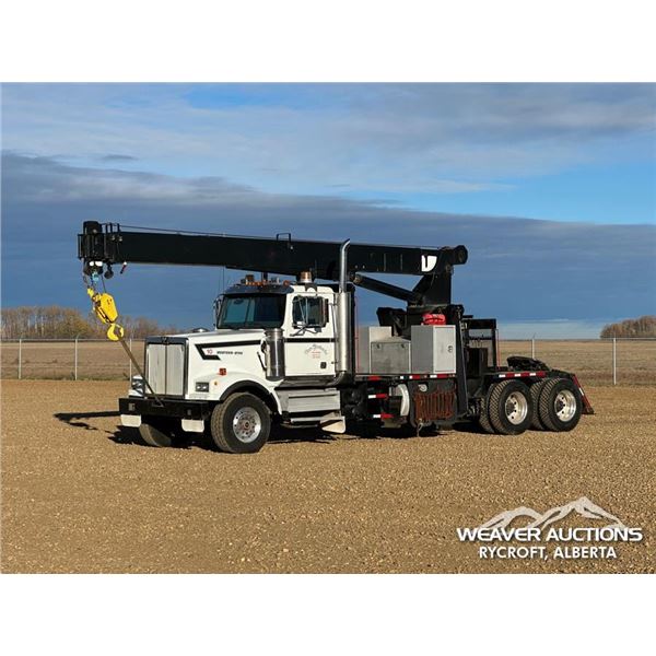 1998 WESTERN STAR 4964FX 18 TON T/A BOOM TRUCK