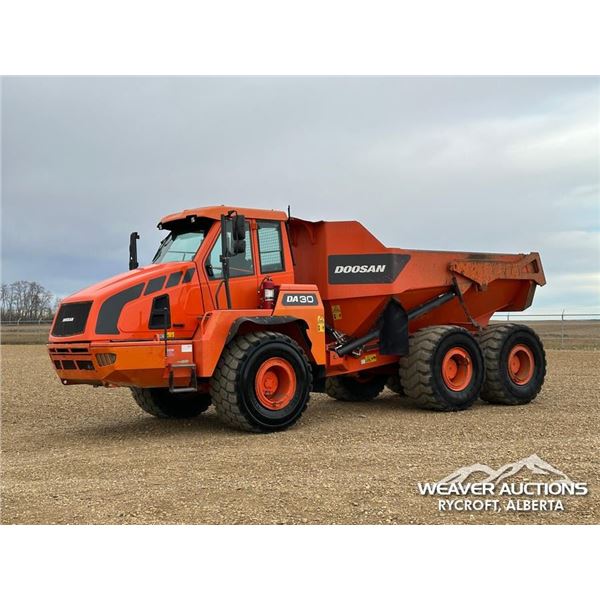 2015 DOOSAN DA30 ARTICULATED DUMP TRUCK