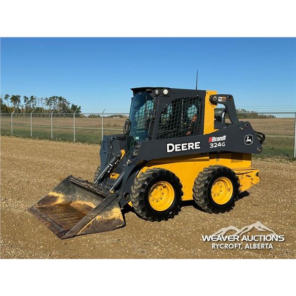 2019 JOHN DEERE 324G TWO-SPEED SKID STEER LOADER